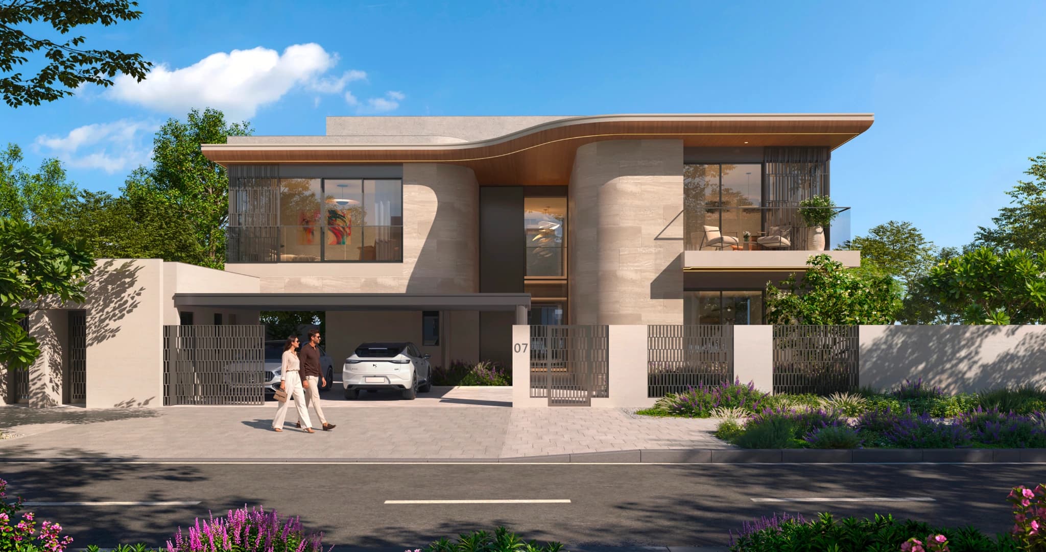 Talay villas — Contemporary villa façade